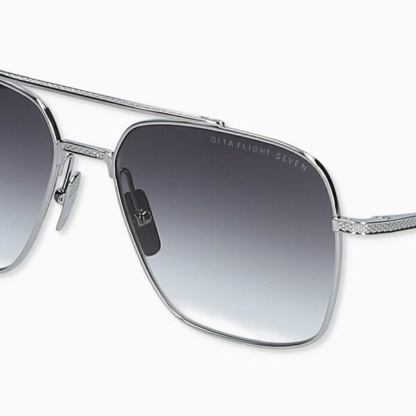 Silver tone sunglasses