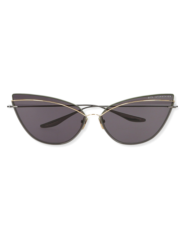 Delicate cat-eye sunglasses