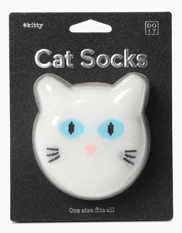 White Cat Socks