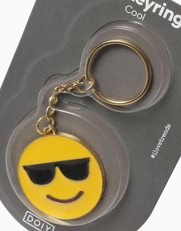 Emoji Key Chain Cool