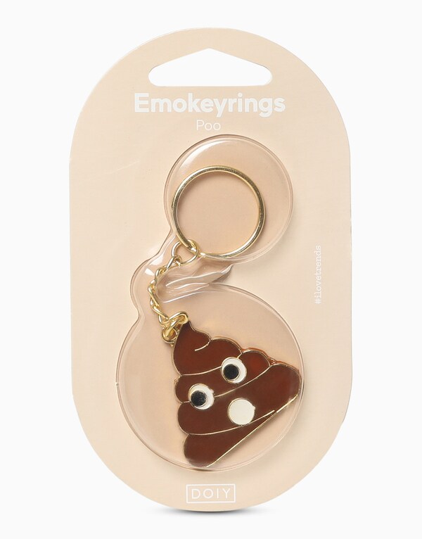 Emoji Key Chain Poo