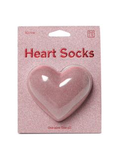 Pink Heart Socks