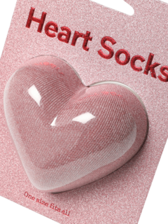 Pink Heart Socks