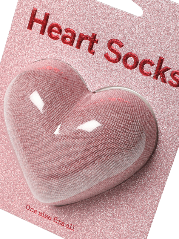 Pink Heart Socks