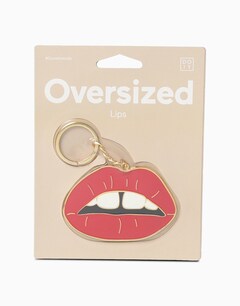 Red Oversized Lips Key Chain