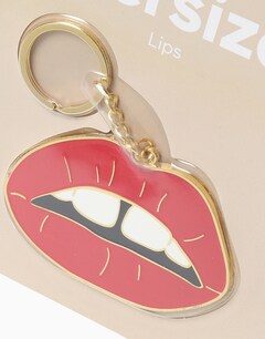 Red Oversized Lips Key Chain