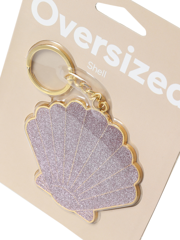 Pink Shell Key Chain