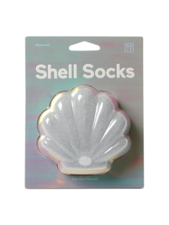 Silver Shell Socks