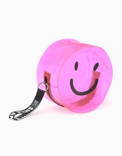 Neon Pink Toiletry Round Bag