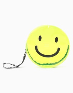 Neon Yellow Toiletry Round Bag