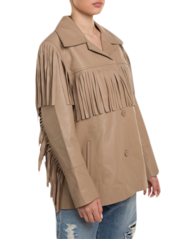 Fringed Leather Jacket
