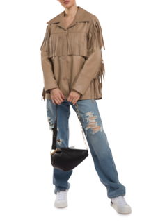 Fringed Leather Jacket