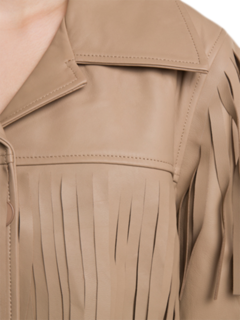 Fringed Leather Jacket