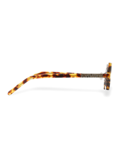 Brown Drazic Hexagonal Glasses