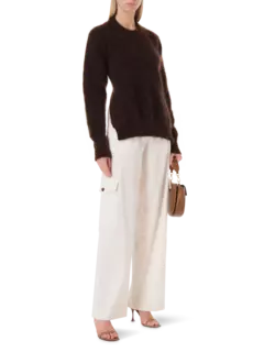 بلوزة محبوكة بدون ظهر