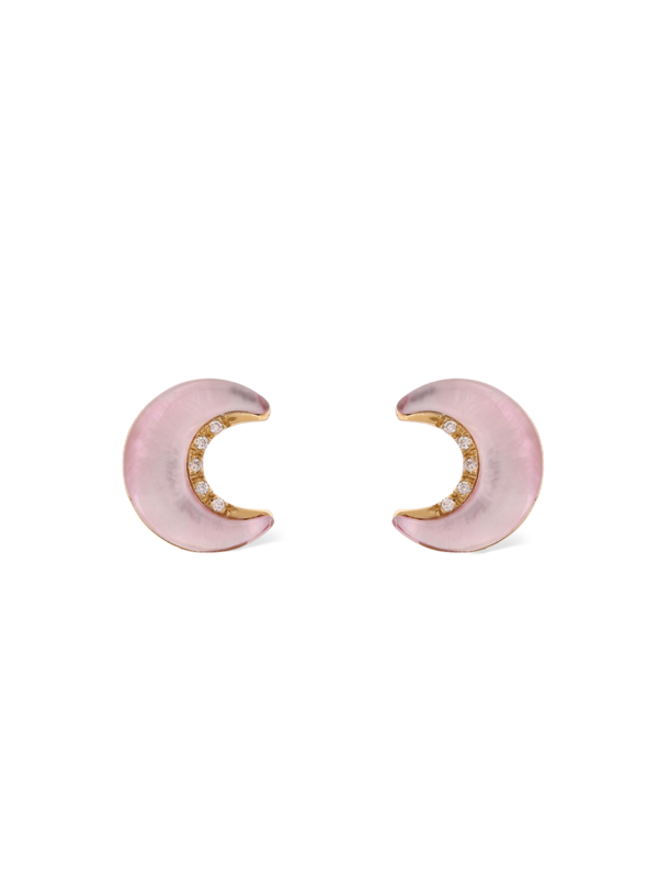 "Lunette" Collection 18K Gold Earrings