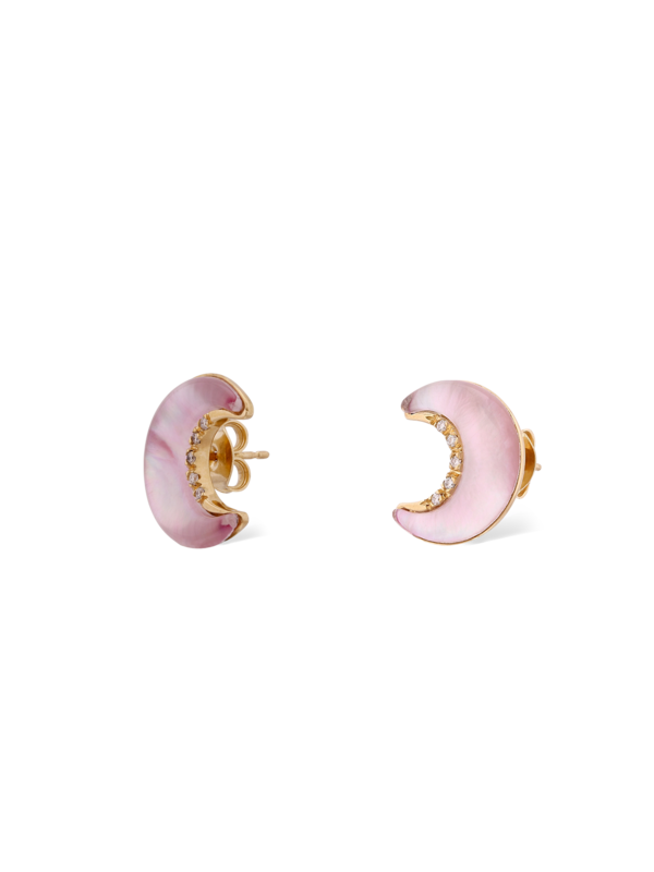 "Lunette" Collection 18K Gold Earrings