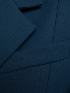 Belted Notch-Lapel Blazer