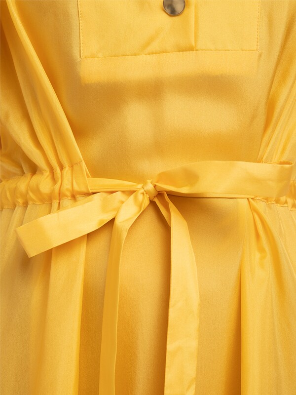 Meredith Tiered Dress Yellow