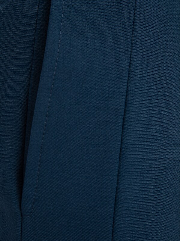 Cropped Trousers with Leg Slit