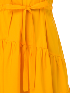 MALENA COTTON SHIRTING TIERED DRESS