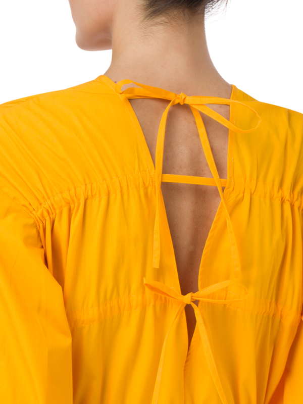 MALENA COTTON SHIRTING TIERED DRESS