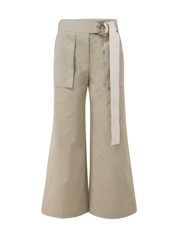SOFIA LINEN COTTON WIDE LEG TROUSER