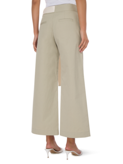 SOFIA LINEN COTTON WIDE LEG TROUSER