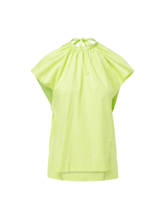 LILIAN COTTON POPLIN SHORT SLEEVE TOP