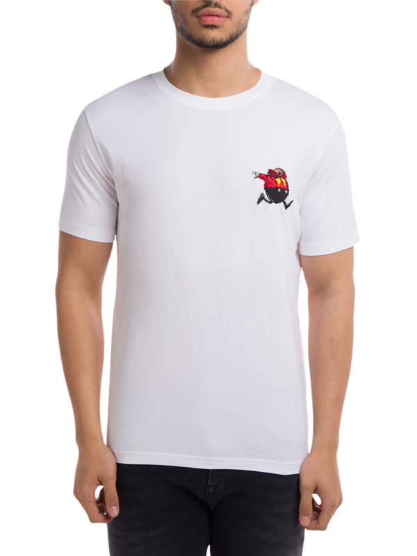 Crewneck T-Shirt with Small Patch