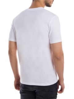 Crewneck T-Shirt with Small Patch