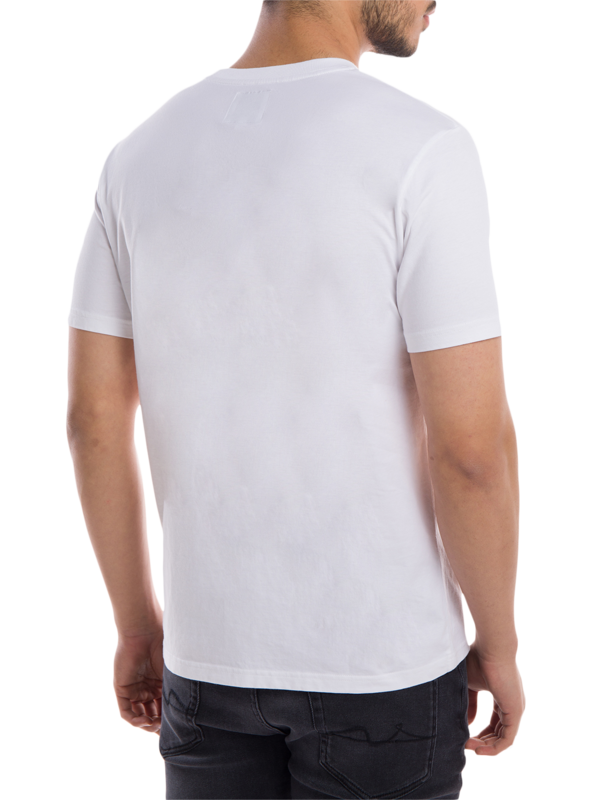 Crewneck T-Shirt with Small Patch