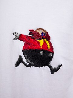 Crewneck T-Shirt with Small Patch