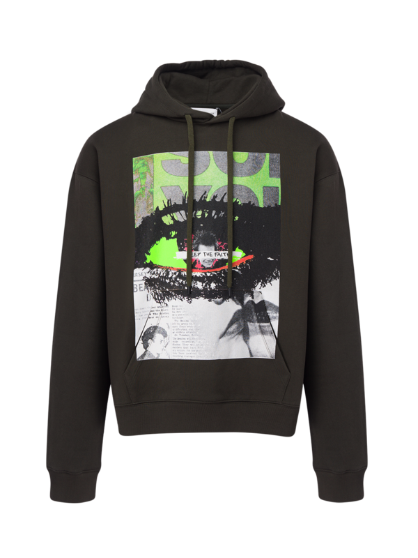Abstract Printed Hoodie