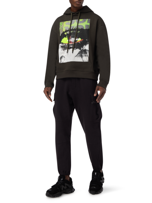 Abstract Printed Hoodie