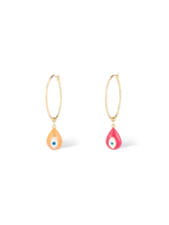 Evil Eye Hoop Earing
