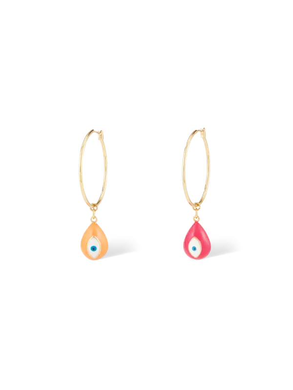 Evil Eye Hoop Earing