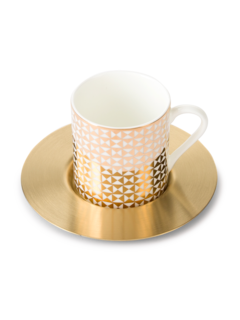 Tri-Gold Espresso- Set of 6 Cups