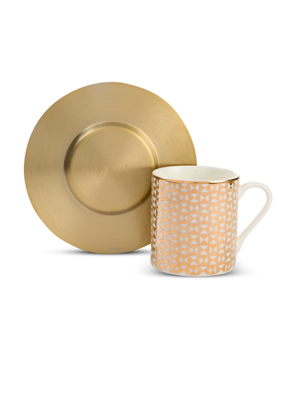 Tri-Gold Espresso- Set of 6 Cups