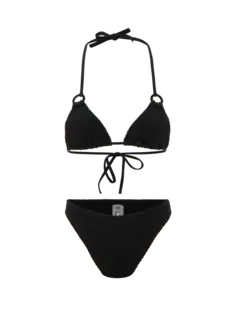 Eva Two Piece Crinkle Bikini Set