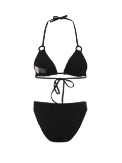 Eva Two Piece Crinkle Bikini Set