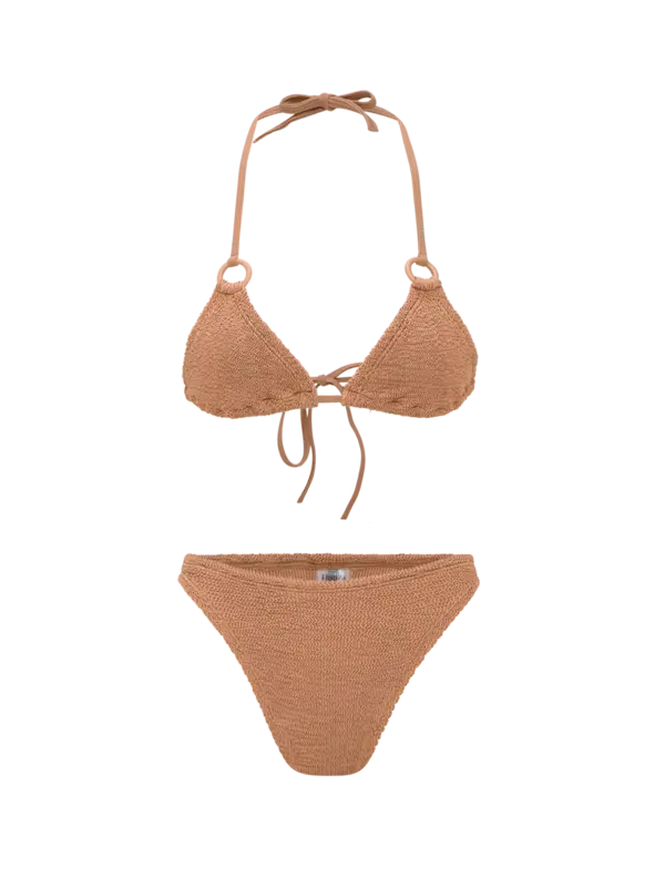 Eva Two Piece Crinkle Bikini Set