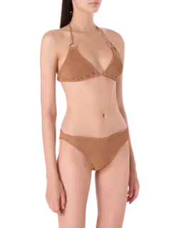 Eva Two Piece Crinkle Bikini Set