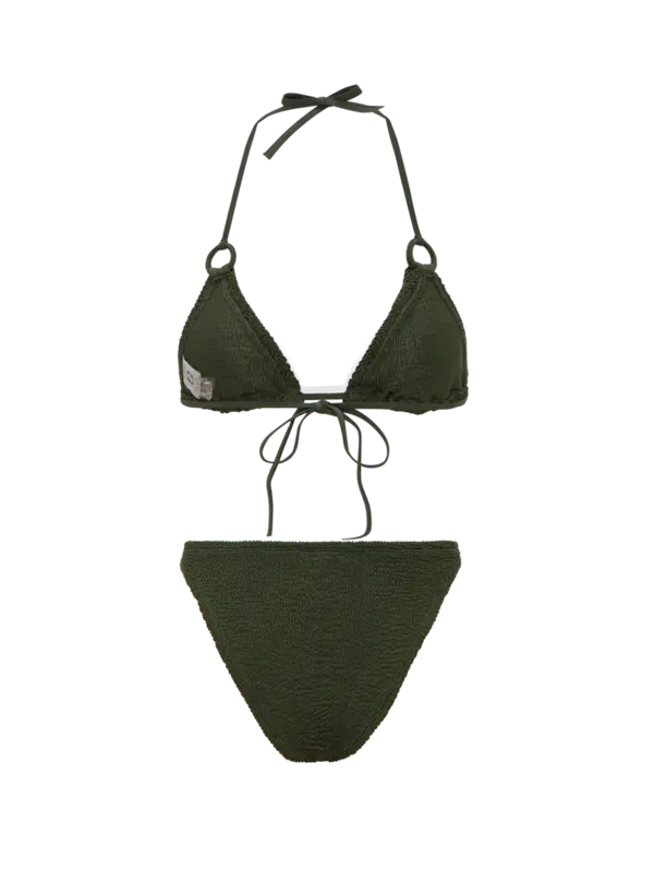 Eva Two Piece Crinkle Bikini Set