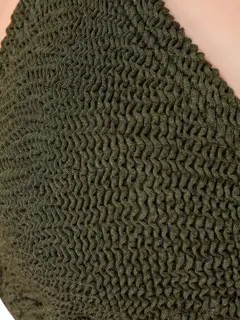 Eva Two Piece Crinkle Bikini Set