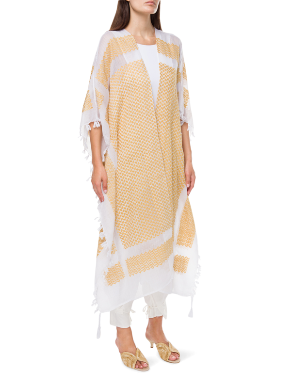 Embroidered Kaftan Jacket