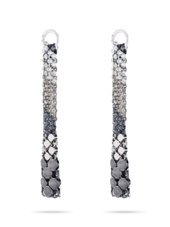 Eiffel Earrings Silver Tone