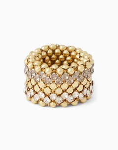 Studded Gold Ring