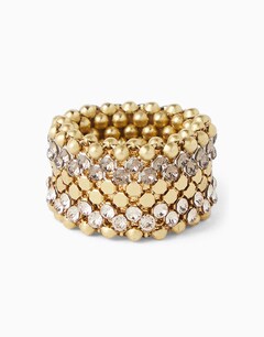 Studded Gold Ring