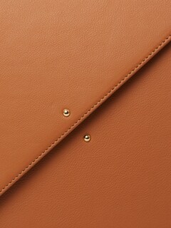 Contemporary Handbag with Metallic Handle
